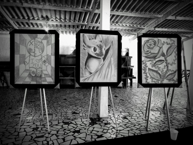 Exposição da oficina de Artes Plásticas entre 28/08 e 15/09
