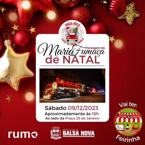 PASSAGEM DO TREM DA RUMO POR BALSA NOVA