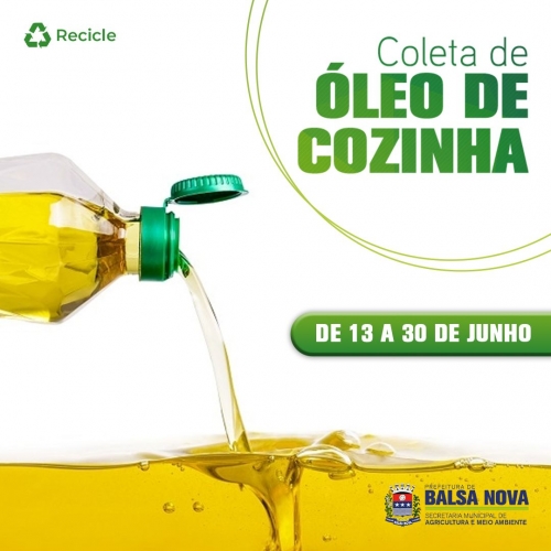 Coleta de óleo de cozinha
