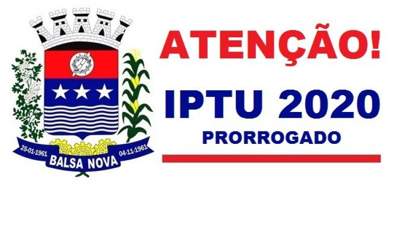 Prorrogado prazo para pagamento do IPTU