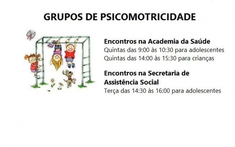 Grupos de Psicomotricidade