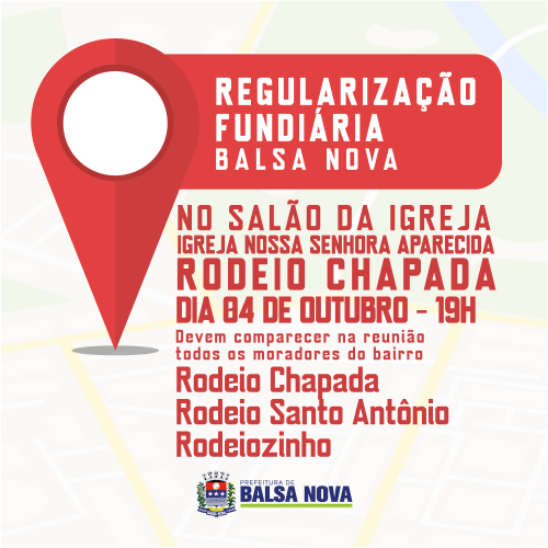 NOVA ETAPA DA REGULARIZAÇÃO FUNDIÁRIA NO RODEIO CHAPADA