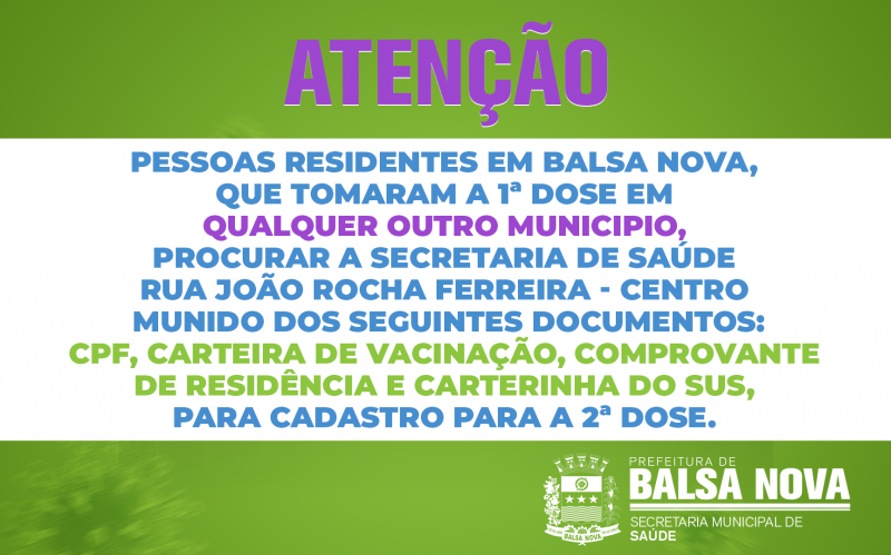 ATENÇÃO