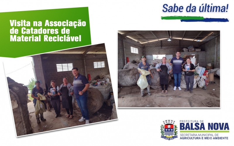 Visita na Associação de Catadores de Material Reciclável