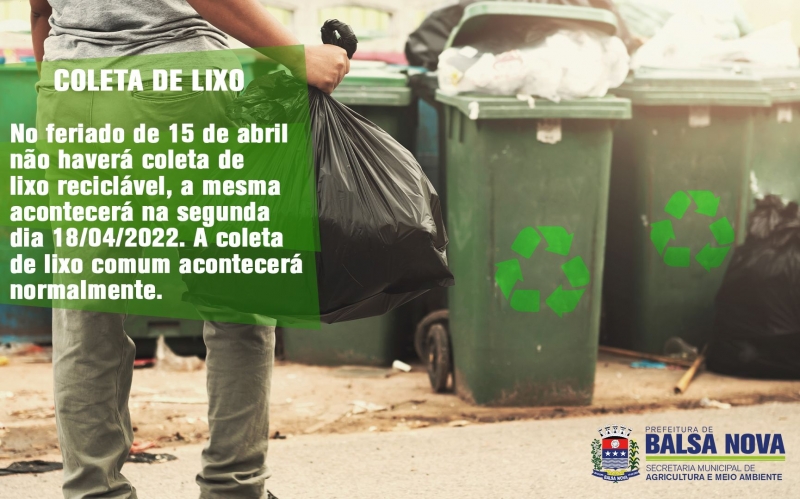 Coleta de Lixo no feriado