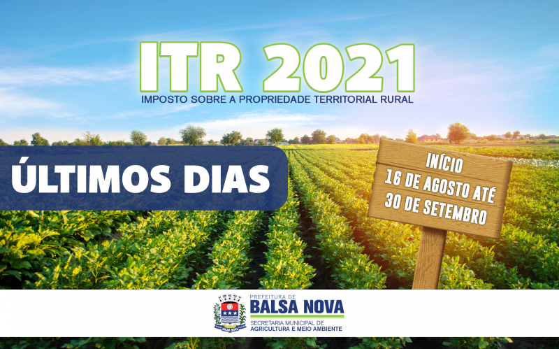 ULTIMOS DIAS ITR 2021