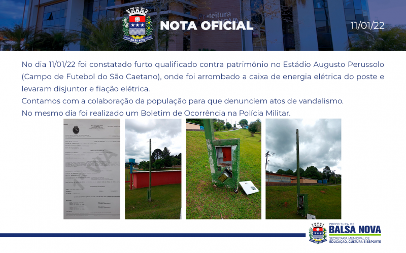 NOTA OFICIAL