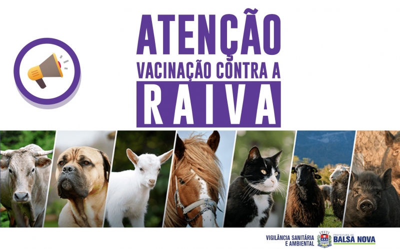 VACINAÇÃO CONTRA RAIVA
