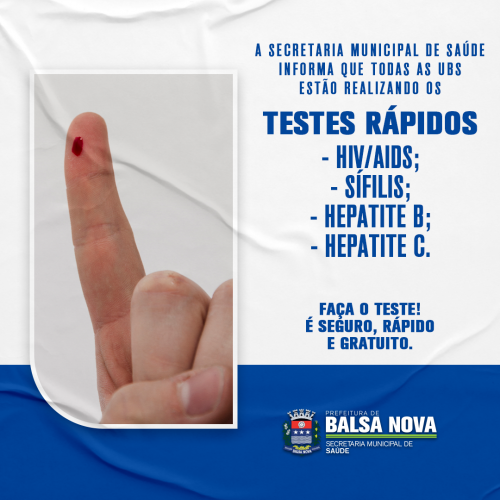 Testes Rápidos