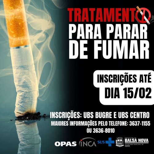 Tratamento para parar de fumar 