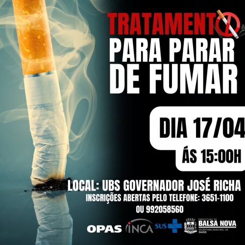 PARE DE FUMAR!