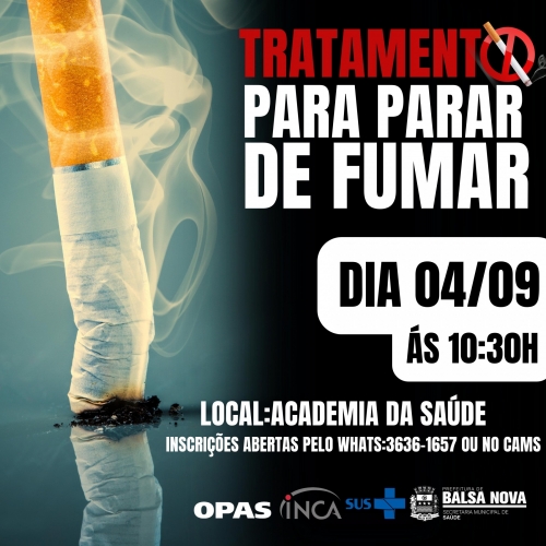 Tratamento para parar de fumar 