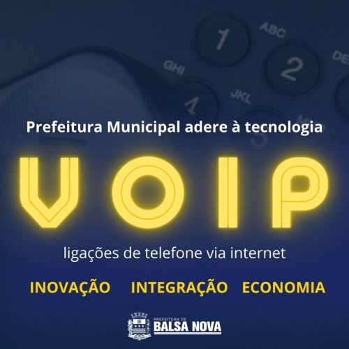 Prefeitura adere à tecnologia VOIP