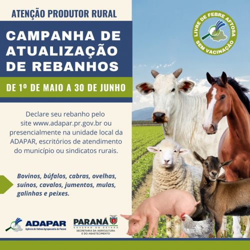 Atualização de rebanhos