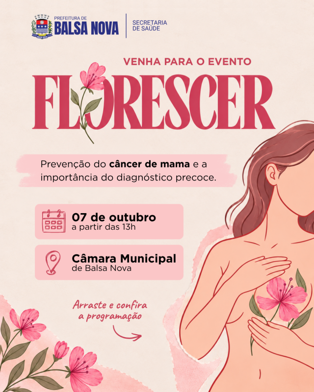Evento Florescer promove conscientização sobre o câncer de mama