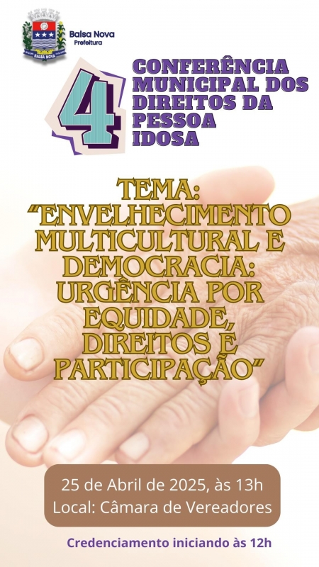 Conferência Municipal dos Diretos da Pessoa Idosa