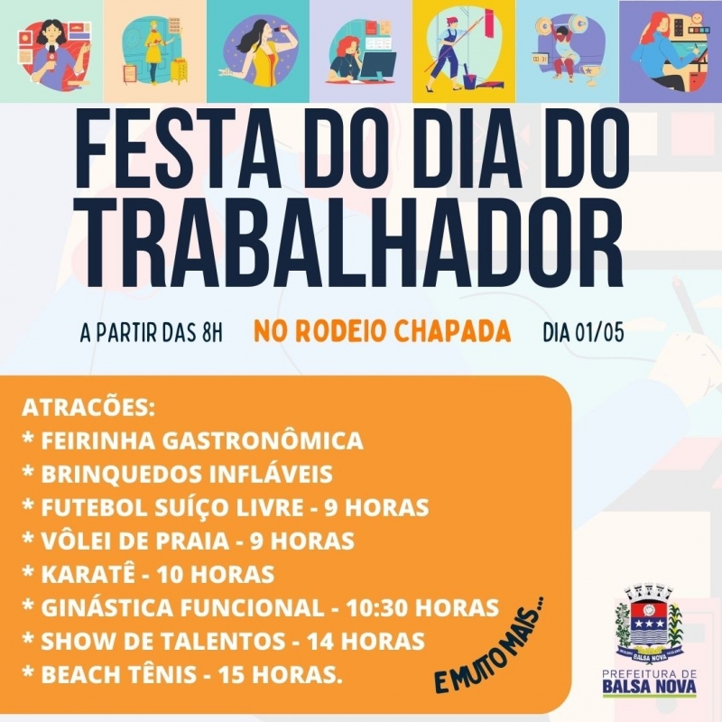 FESTA DO DIA DO TRABALHADOR